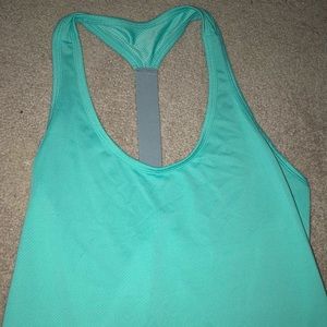 Mint green work out tank